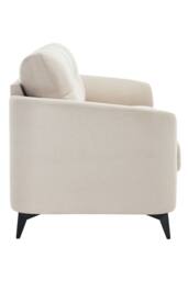 More4Homes Solna Modern Scandi Style Fabric Living Room Chair in Beige - Size: 1 Seater - thumbnail 4