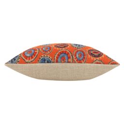 Wylder Tropics Akamba Tribal Abstract Tropical Cushion in Tangerine - Size: 30 cm x 50 cm - thumbnail 3