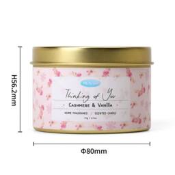 Me To You Thinking of You Candle - Cashmere & Vanilla Scent 180G in Pink - Size: Small - thumbnail 4
