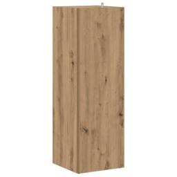 Berkfield Home Classic Corner Cabinet Artisan Oak 33x33x100 cm Engineered Wood in Brown - Size: 33 x 33 x 100 cm - thumbnail 6
