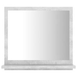 Berkfield Home Bathroom Mirror Concrete Grey 40x10.5x37 cm Engineered Wood - thumbnail 4