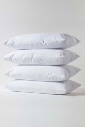 Homescapes Waterproof Pillow Protectors King Size, Pack of 4 in White - thumbnail 2