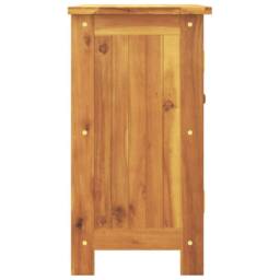 Berkfield Home Garden Cabinet 75x35x70 cm Solid Wood Acacia in Brown - Size: 75 x 35 x 70 cm - thumbnail 5