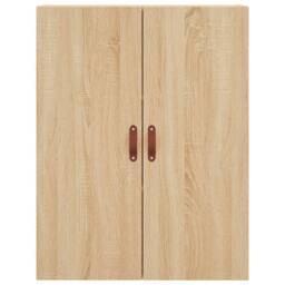 Berkfield Home Wall Mounted Cabinets 2 pcs Sonoma Oak 69.5x34x90 cm in Light Tan - thumbnail 6