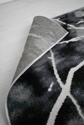 Celebrity Interiors Balletto 19NA Anthra/Black Rug in Black - Size: 120 cm x 170 cm - thumbnail 2