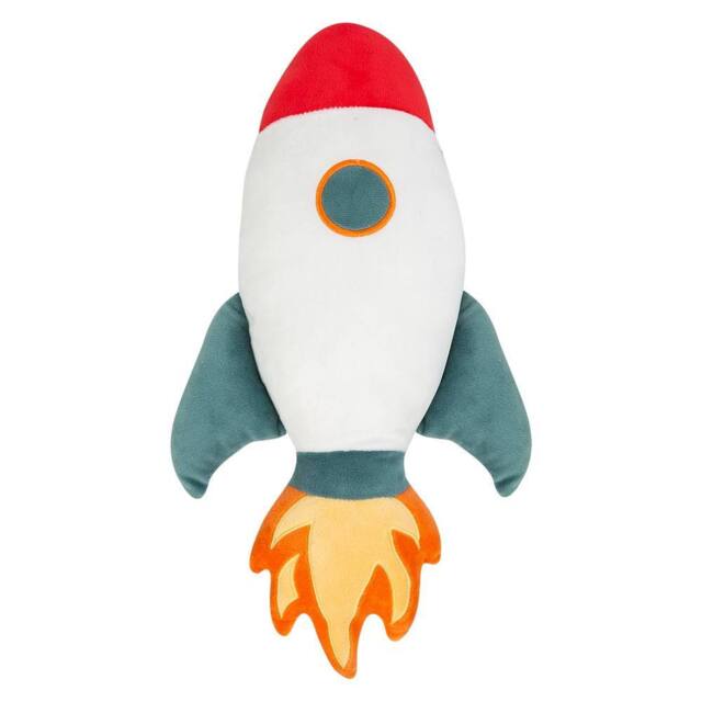 VFM e-Store Wall Decoration Plush Rocket Plush Gift Idea 51cm x 25cm White X 1 - Size: 51 cm x 25 cm - image 1
