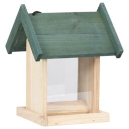 Berkfield Home Bird Feeders 4 pcs Firwood in Beige - thumbnail 2