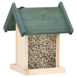 Berkfield Home Bird Feeders 4 pcs Firwood in Beige - thumbnail 3