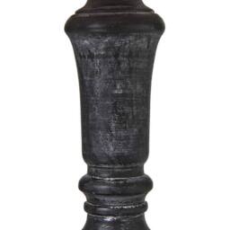 Lemon Pavilion Furniture and Decor Palmyra Column Table Lamp with Linen Shade - L10 x W10 x H20 cm - Grey - thumbnail 2