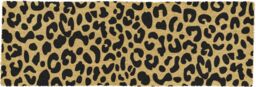 Artsy Mats Leopard Print Patio Doormat in Beige - Size: 40 cm x 120 cm - thumbnail 4