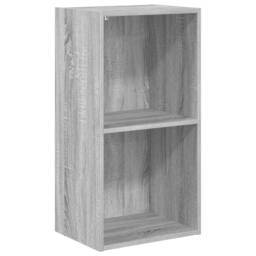 Berkfield Home Bookcase Grey Sonoma 40x30x77 cm Engineered Wood - Size: 40 x 30 x 77 cm - thumbnail 1