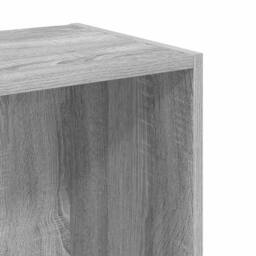 Berkfield Home Bookcase Grey Sonoma 40x30x77 cm Engineered Wood - Size: 40 x 30 x 77 cm - thumbnail 8