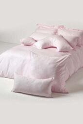 Homescapes Egyptian Cotton Ultrasoft Housewife Pillowcase 330 TC, King Size in Dusty Pink - thumbnail 5