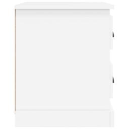 Berkfield Home Bedside Cabinet White 39x39x47.5 cm Engineered Wood - thumbnail 8