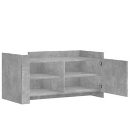 Berkfield Home Durable Coffee Table Concrete Grey 100x50x50 cm Engineered Wood - Size: 100 x 50 x 50 cm - thumbnail 7