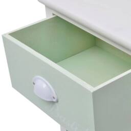 Berkfield Home French Storage Cabinet 5 Drawers Wood in White - thumbnail 5