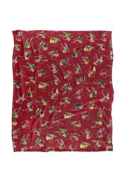 JQ Licensing Fly Fishing Lures Pattern Silky Touch Super Soft Throw Blanket 152 X 127 cm in White - thumbnail 1