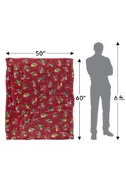 JQ Licensing Fly Fishing Lures Pattern Silky Touch Super Soft Throw Blanket 152 X 127 cm in White - thumbnail 5