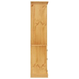 Berkfield Home Cupboard Mexican Pine Corona Range 80x40x170 cm in Brown - Size: 80 x 40 x 170 cm - thumbnail 5