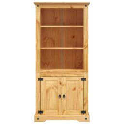 Berkfield Home Cupboard Mexican Pine Corona Range 80x40x170 cm in Brown - Size: 80 x 40 x 170 cm - thumbnail 3