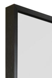 MirrorOutlet Black Aluminium Edged Wall Mirror 4ft11 X 2ft (150CM X 60CM) - Size: 1 Pack - thumbnail 6