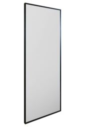 MirrorOutlet Black Aluminium Edged Wall Mirror 4ft11 X 2ft (150CM X 60CM) - Size: 1 Pack - thumbnail 5
