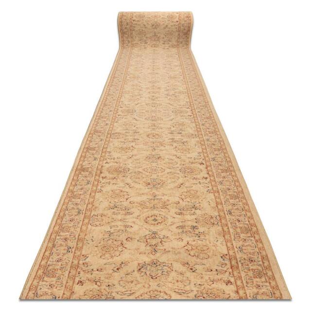 RugsX Wool Djobie Runner in Beige - Size: 85 cm x 160 cm - image 1