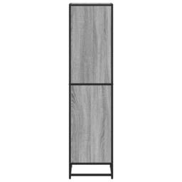 Berkfield Home Book Cabinet Grey Sonoma 40x35x139 cm Engineered Wood - Size: 40 x 35 x 139 cm - thumbnail 5