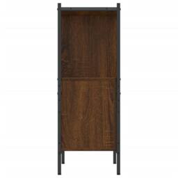 Berkfield Home Decorative Bookcase Brown Oak 72x28x77.5 cm Engineered Wood - thumbnail 6