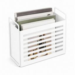 Havendro White Metal Magazine & File Holder