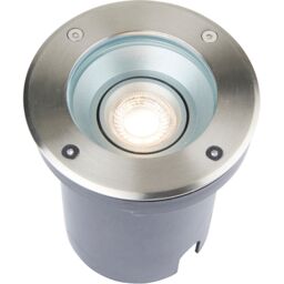 Loops 2 PACK Recessed Outdoor IP67 Round Ground Light - 50W GU10 - Stainless Steel in Metallics - thumbnail 5