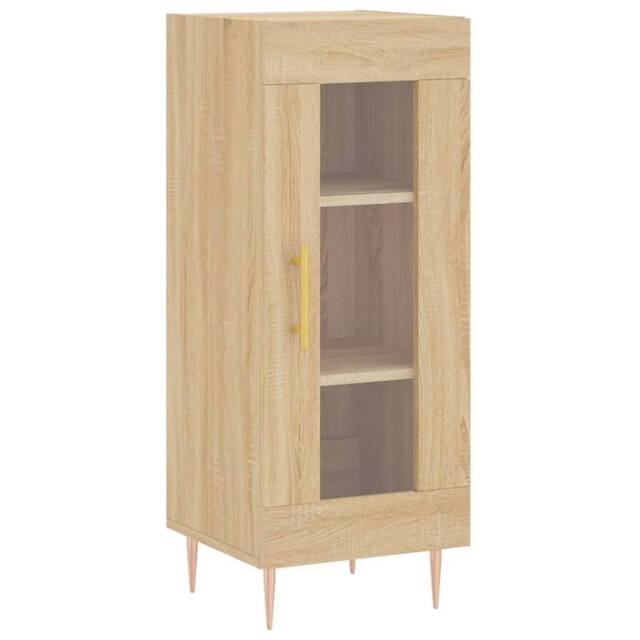 Berkfield Home Sideboard Sonoma Oak 34.5x34x90 cm Engineered Wood in Brown - image 1