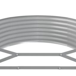 Berkfield Home Garden Raised Bed Powder-coated Steel 322x100x36 cm Brown - Size: 322 x 100 x 36 cm - thumbnail 5