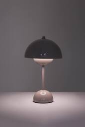 Living and Home Dimmable Acrylic Lampshade Table Lamp in Off-White - thumbnail 6