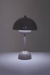 Living and Home Dimmable Acrylic Lampshade Table Lamp in Off-White - thumbnail 7