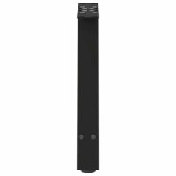 Berkfield Home Coffee Table Legs A-Shaped 2 pcs Black¬†50x(42-43) cm Steel in Black - thumbnail 6