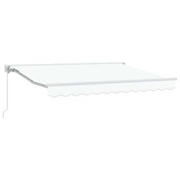 Berkfield Home Retractable Awning Manual White 350x200 cm - thumbnail 3