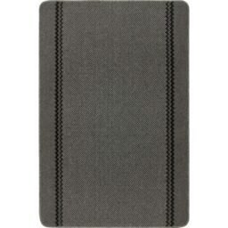 THE RUGS Washable Non-Slip Designer Mat Dark Grey Border - 116D - Size: 50 cm x 80 cm - thumbnail 5