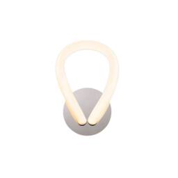 Netlighting Knot Led Wall Lamp 12W LED 3000K 900lm IP20 Chrome in Grey - thumbnail 1