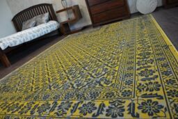 RugsX Vintage Rug in Yellow - Size: 120 cm x 170 cm - thumbnail 2