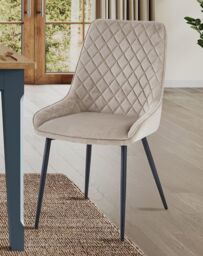 Baumhaus Signature Blue Dining Chair - MINK (Pack of Two) in Red - Size: 2 Pack