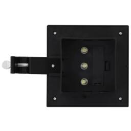 Berkfield Home Outdoor Solar Lamps 6 pcs LED Square 12 cm Black - thumbnail 7
