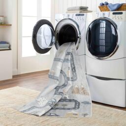 Livabliss Lilian - Kids Beige Grey Orange Blue Washable Rug for Children's Rooms - Size: 140 cm x 200 cm - thumbnail 7