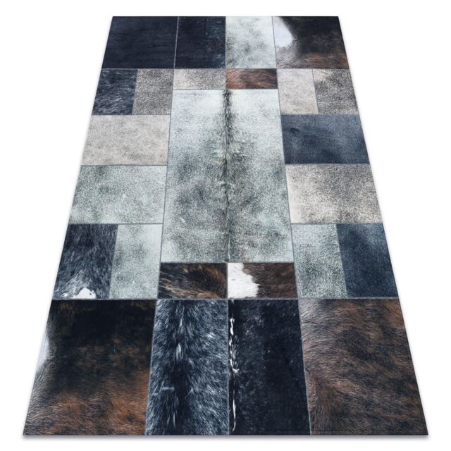 RugsX Andre Rug in Black - Size: 120 cm x 170 cm - image 1