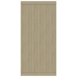 Berkfield Home Sideboard Sonoma Oak 88x30x65 cm Engineered Wood in Light Tan - Size: 88 x 30 x 65 cm - thumbnail 5