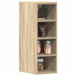 Berkfield Home Hanging Cabinet Sonoma Oak 20x29.5x60 cm Engineered Wood in Light Brown - thumbnail 2