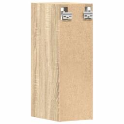 Berkfield Home Hanging Cabinet Sonoma Oak 20x29.5x60 cm Engineered Wood in Light Brown - thumbnail 6