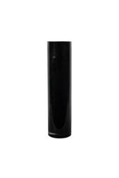 KDMD Cylinder Vase - Black Gloss - H40x10cm - Size: 40x10 cm - thumbnail 1