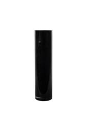 KDMD Cylinder Vase - Black Gloss - H40x10cm - Size: 40x10 cm - thumbnail 2