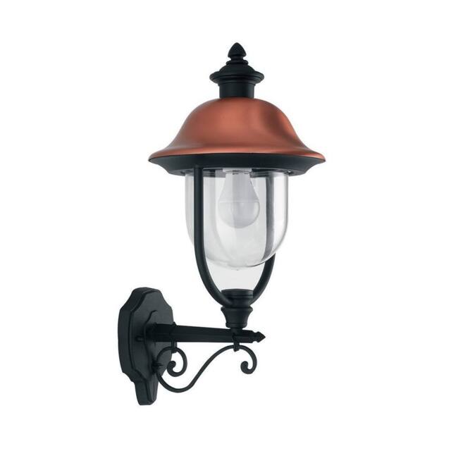 Netlighting VENEZIA Outdoor UP Wall Lanterns Black IP44 29x52.5x25cm - Size: 29x52.5x25 cm